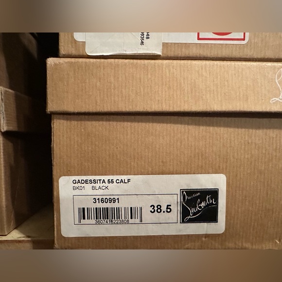 Gadessita Heeled Boot in Black Calf Leather 38.5 - Picture 7 of 8